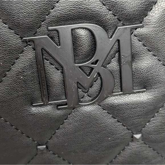 NWT Badgley Mischka Tweed/Quilted Vegan Leather Backpack